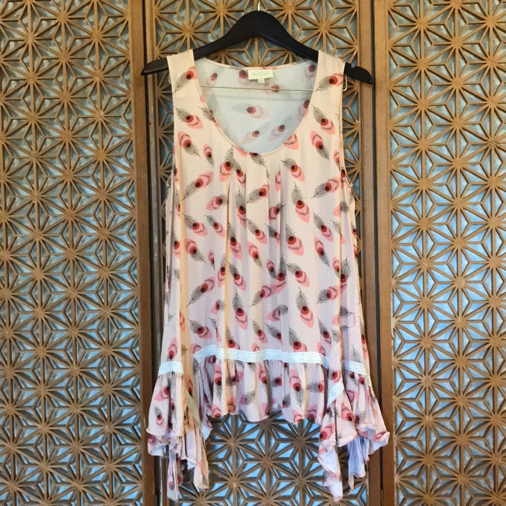 Modcloth Pink tank size L